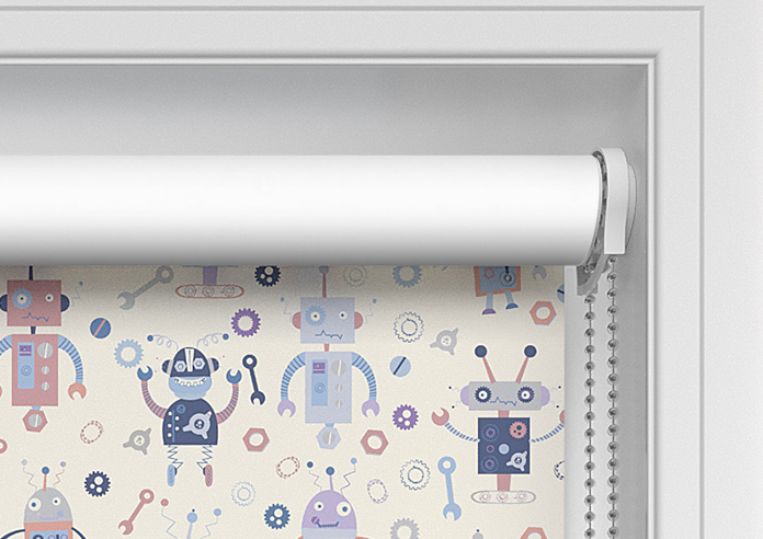 Robots, Creative Orange - Twist&Fit Roller Blind - Image 11